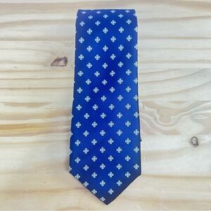 *2/$20* Tommy Hilfiger Navy and Light Blue Silk Tie